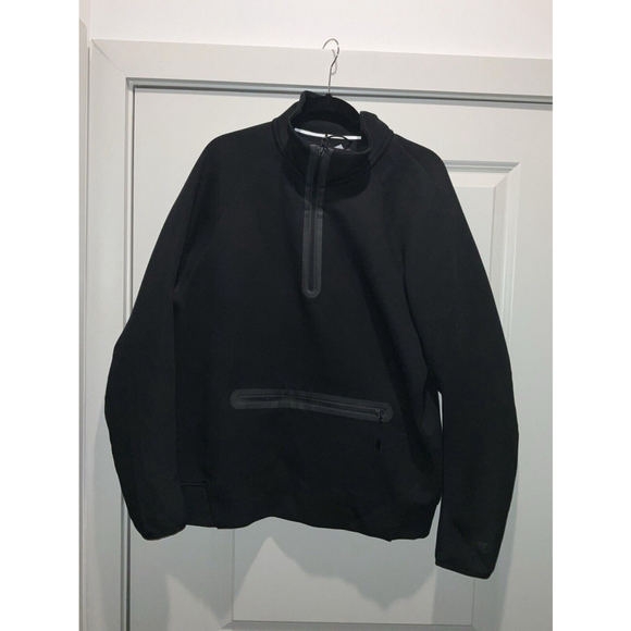 NEW NIKE SPORTSWEAR TECH FLEECE HALF-ZIP SWEATSHIRT BLACK FB7998-010 LARGE - Picture 1 of 10
